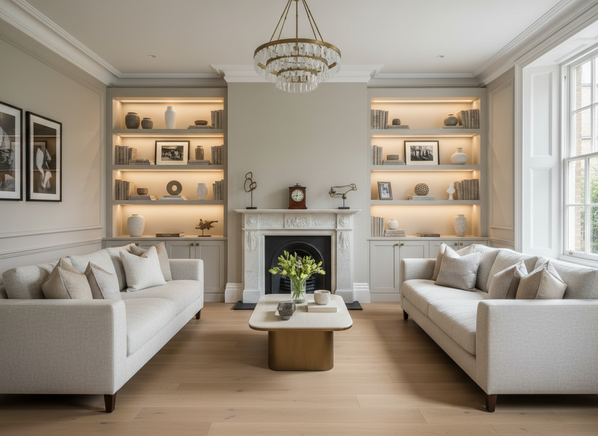 Luxury living room interior in a classic Victorian London townhouse – Chris Cimer